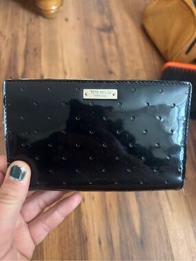 Kate spade polka dot wallet